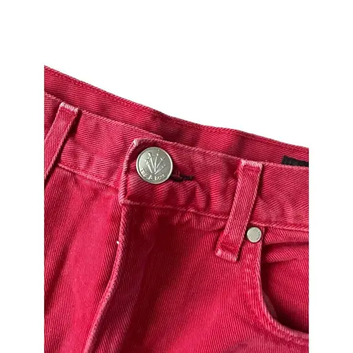 Rag and Bone  Red Denim Skirt Sz 26