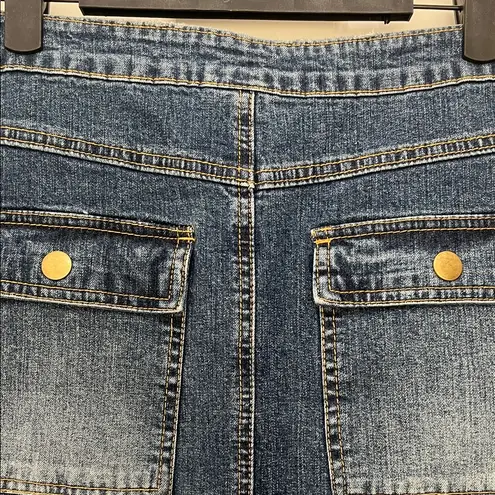 Saint Tropez West 90s Y2k Retro Maxi Denim Skirt - Size 8