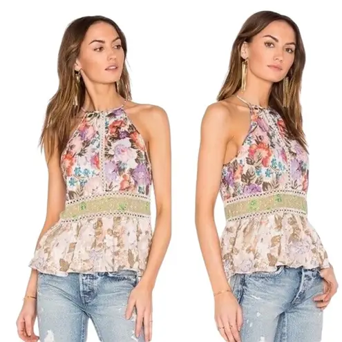 Rebecca Taylor FLORAL BOHO TANK TOP 2