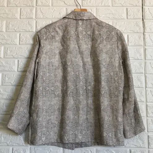 Raquel Allegra linen cargo blazer Gray Size 2