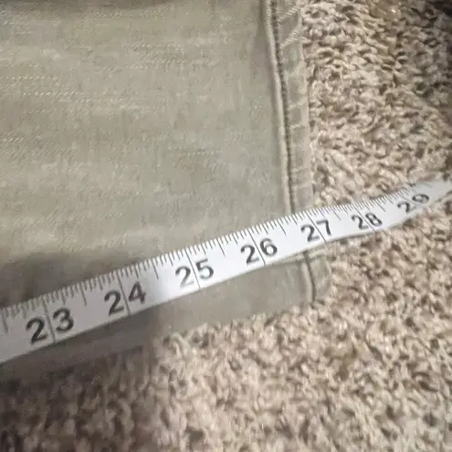 Dear John Gisele High Rise Skinny Jeans Olive Gray Casual Pants Size 31