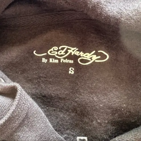 Ed Hardy - DAGGER GIRL ZIP FRONT HOODIE