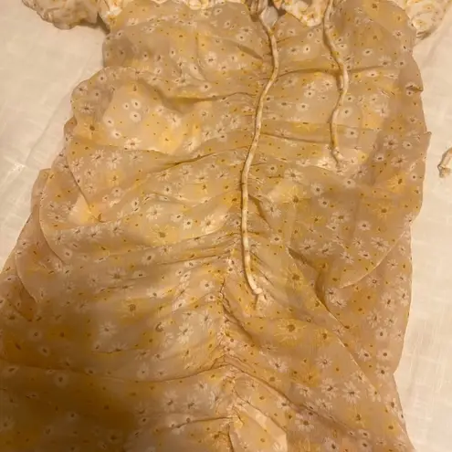 Free People Yellow Tessa  dress