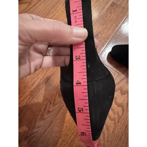 Vince Camuto  Villona Women's 9M Pumps Heels Black Suede Leather Work Career - Image 13