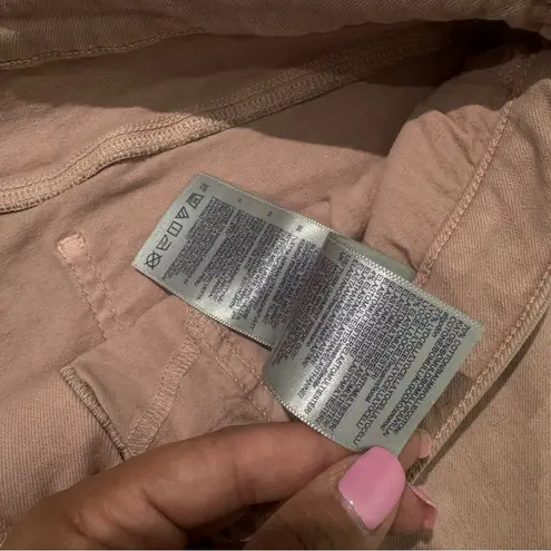 NYDJ Ami Skinny Jeans In Pink Rolled Cuff Size 14