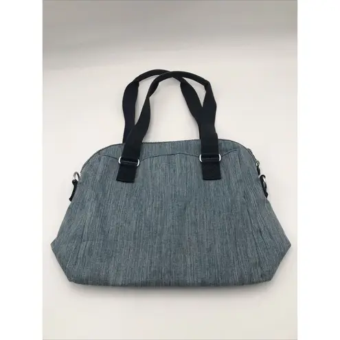 Kipling Chambray Double Handle Shoulder Bag Purse READ
