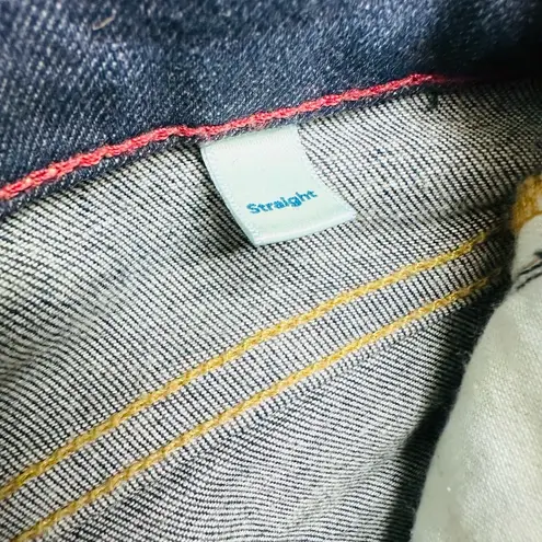 Raleigh Denim Union Fit Lake Lure Blue Straight Dark Wash Jeans Size 26