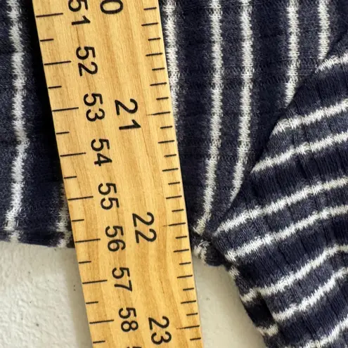 Chic VTG Bobbie Brooks Women XLMock Neck Striped Top USA Nautica fisherman y2k Blue Size undefined