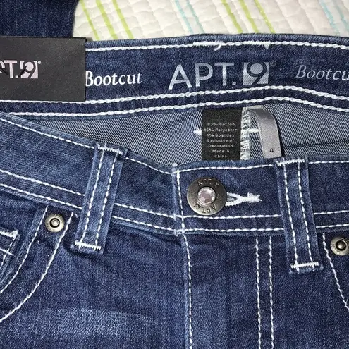 Apt. 9 Apt Mid Rise Bootcut Jeans 1099