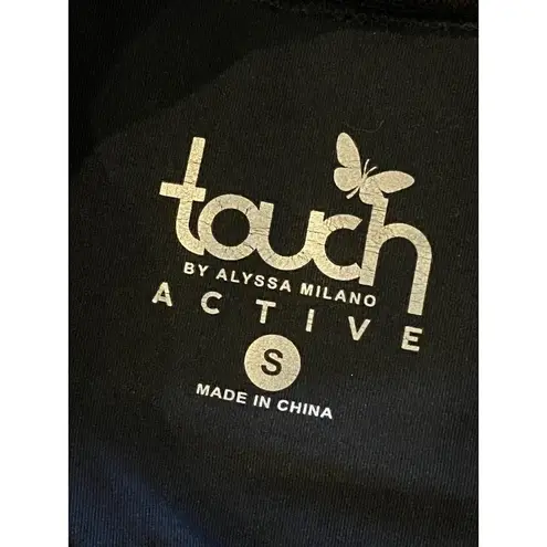 Touch By Alyssa Milano Active Black Sleeveless‎ Angels Baseball Tank Top Size S