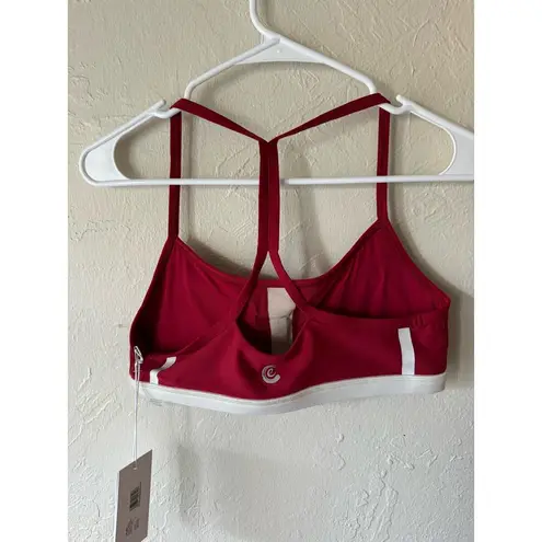 Johnny Was NWT Calme Endurance Cross Back Bra in Red Size M