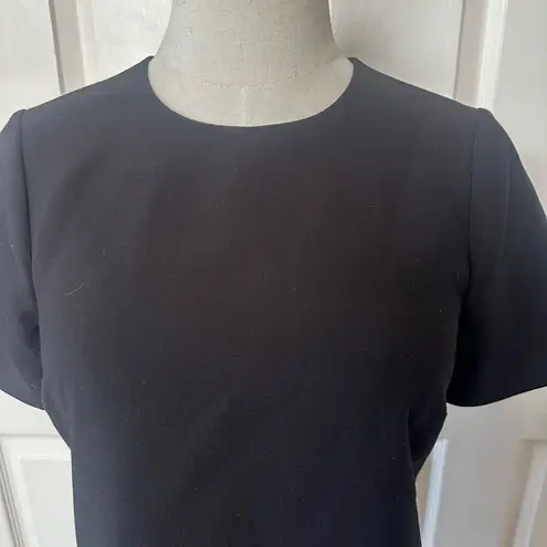 Likely Marullo feather trim black mini dress size 0 new with tags