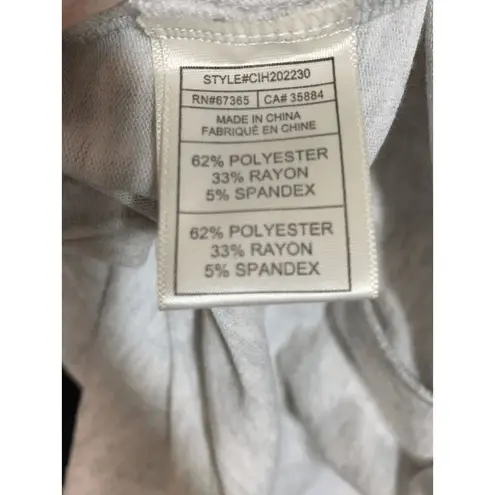 Cupcakes and Cashmere Women’s Open Front Batwing Shrug Sweater Gray Size Small