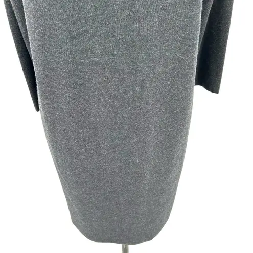 Vince  Wool Charcoal Gray Mixed Media Sweater Dress Size Medium