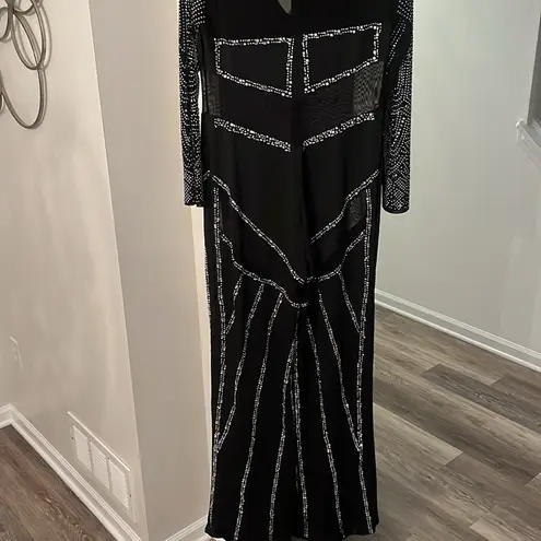 Southern Fried Chicks Southern Fried Chics See You Lookin’ Jumpsuit sequin rhinestone Size XXL black