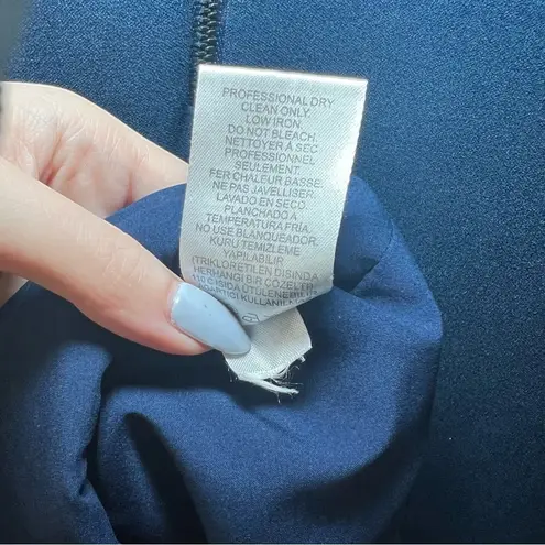 Tibi Bell Sleeve Navy Mini Dress - Size: 2