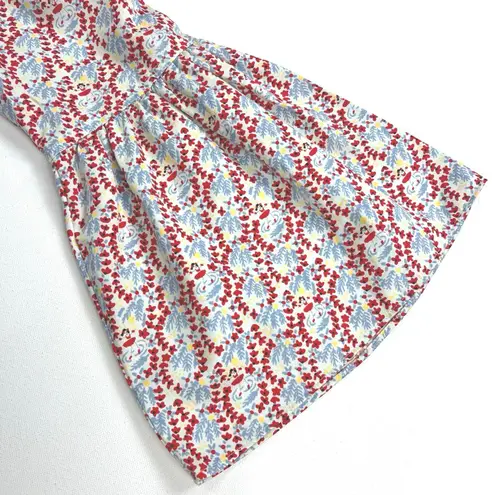 Brooks Brothers Resort 2018 Collection Zac Posen Luau Bell Sleeve Blouse Size 4