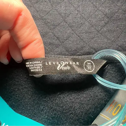 NEW LevelWear Verve Horse Soldier Bourbon Whiskey SplitBack Sweater Womens M Black Size M