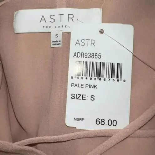 ASTR  THE LABEL Gorgeous Pale Pink L/S Shift Style  Dress NWT $68‎ Small