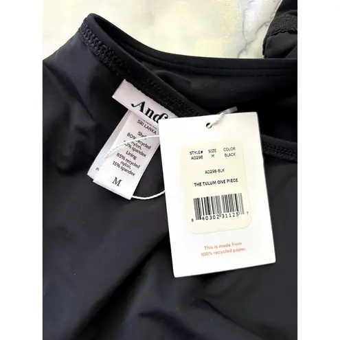 ANDIE Swim The Tulum One Piece in Black M NWT