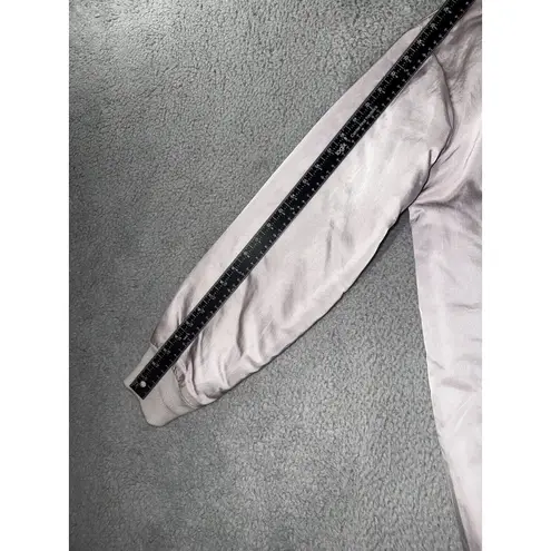 Nike Air Therma Fit Bomber Jacket Women XS Loose Long Full Zip Pink