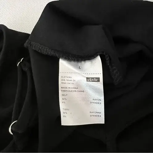 Elodie Bodysuit Adjustable Straps size Large Black