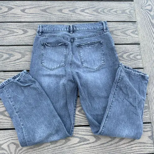 Loft  Size 4 High Waist Straight Crop Grey Size 27 Jeans