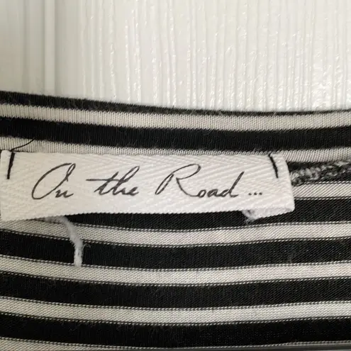 On The Road Striped t-shirt with knotted front