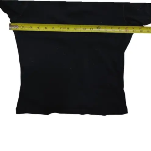 Vintage Lauren Jeans Co.‎ Y2K Long Sleeve Black Shirt Size MP Classic Preppy