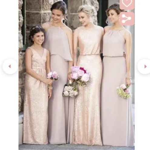 Sorella Vita Golf Sequin Mermaid Formal Gown sz 6