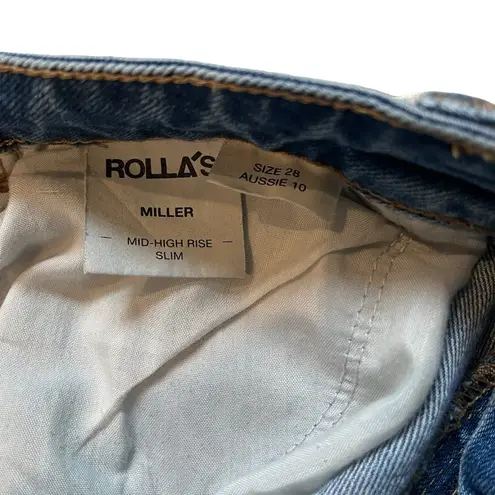 Rolla's Rolla’s (from Free People) Miller Mid High Rise Slim Jeans, Sz 28