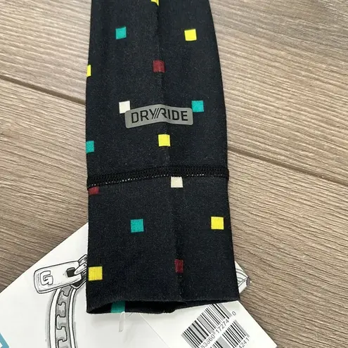 Burton Midweight V-Neck Layering Long Sleeve Top Black Print Size XS