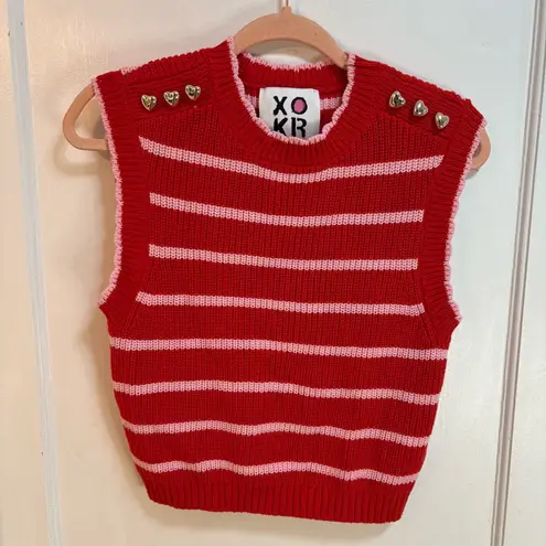 Kerri Rosenthal XOKR sweater vest Pink