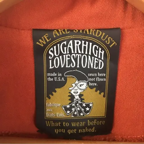 We are StarDust SugarHigh LoveStoned Rust After Midnight Blazer Size XS EUC Orange