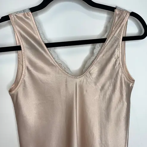 Vintage Jaclyn Smith Silky Chemise Slip Nightgown Sz Small