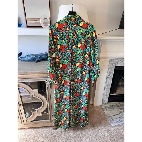 Alexis Hiroka Robe in Botanical Mandarin Size Small