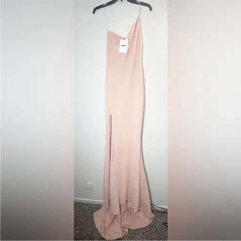 Nookie Pink One-Shoulder Maxi Dress NWT