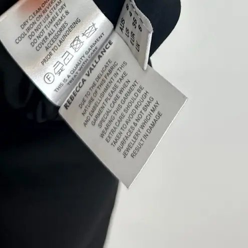 REBECCA VALLANCE Piero Gown Lime in Black Size US 4