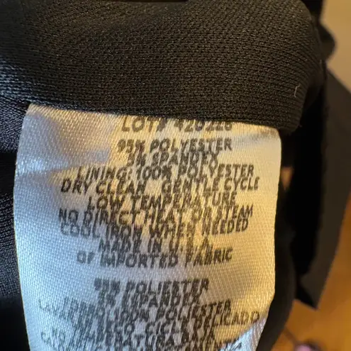 XScape Black Off Shoulder Cocktail Dress Party Evening Formal Midi Size 10