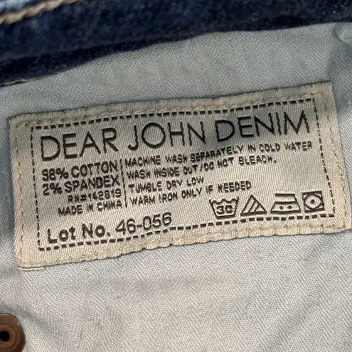 Dear John  Dark Wash Skinny Vyronas Low Rise Jeans Size 27