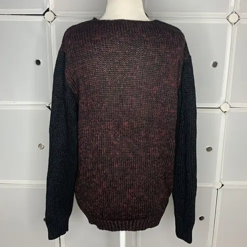 H&M  Divided Heavy Oversized V Neck Zip Up cardigan Sweater Size 4 thumbnail 3