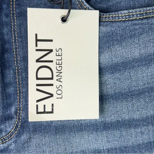 Evidnt Los Angeles Size 26 Verona Skinny Raw Hem Blue Denim Jeans 5 Pocket