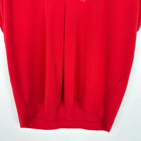 NWT By Malene Birger Verzalio Top Blouse Silk Blend Red Size Small S $245 NEW