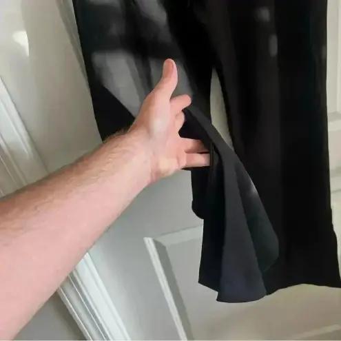 NBD 298 NWT  Black Pull On Trouser With Ankle Slits Size Medium