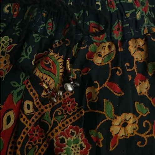 Women’s Colorful Elephant Cotton Jaipuri Sanganeri Print Maxi Skirt One Size Orange Size undefined