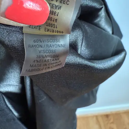 Elie Tahari Black Sleeveless Sheath Dress Work Career Cocktail Party size M