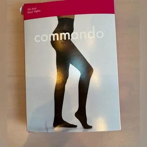  The Sexy Sheer Tight in Black Commando Size Small