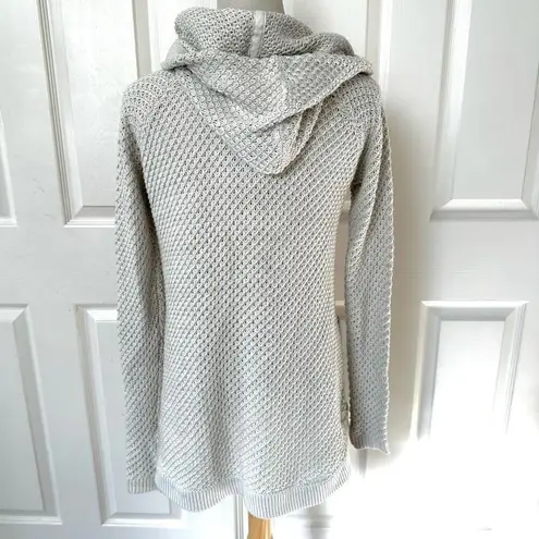 Sparrow Anthropologie ivory hooded sweater Size XS