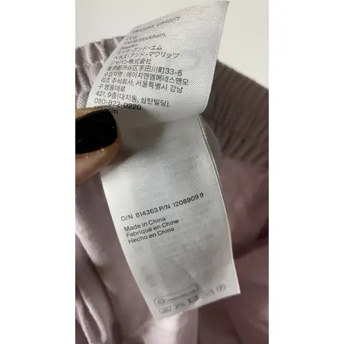 COS Straight-Leg Tailored Linen Pants Lilac Purple Women's 4 Casual Pull On