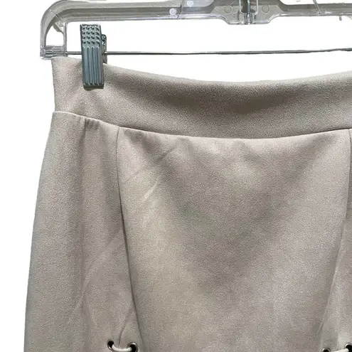 Rhythm and Grace Lace Up Mini Skirt Size Large